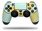 WraptorSkinz Skin compatible with Sony PS4 Dualshock Controller PlayStation 4 Original Slim and Pro Lemons Blue (CONTROLLER NOT INCLUDED)