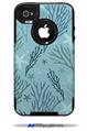 Sea Blue - Decal Style Vinyl Skin fits Otterbox Commuter iPhone4/4s Case (CASE SOLD SEPARATELY)