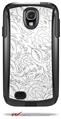 Fall Black On White - Decal Style Vinyl Skin fits Otterbox Commuter Case for Samsung Galaxy S4 (CASE SOLD SEPARATELY)