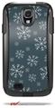 Winter Snow Dark Blue - Decal Style Vinyl Skin fits Otterbox Commuter Case for Samsung Galaxy S4 (CASE SOLD SEPARATELY)