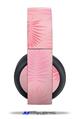 Vinyl Decal Skin Wrap compatible with Original Sony PlayStation 4 Gold Wireless Headphones Palms 01 Pink On Pink (PS4 HEADPHONES  NOT INCLUDED)