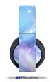 Vinyl Decal Skin Wrap compatible with Original Sony PlayStation 4 Gold Wireless Headphones Dynamic Blue Galaxy (PS4 HEADPHONES NOT INCLUDED)