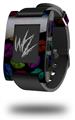 Rainbow Lips Black - Decal Style Skin fits original Pebble Smart Watch (WATCH SOLD SEPARATELY)