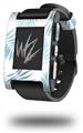 Palms 02 Blue - Decal Style Skin fits original Pebble Smart Watch (WATCH SOLD SEPARATELY)