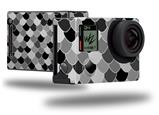 Scales Black - Decal Style Skin fits GoPro Hero 4 Black Camera (GOPRO SOLD SEPARATELY)