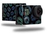 Blue Green And Black Lips - Decal Style Skin fits GoPro Hero 4 Black Camera (GOPRO SOLD SEPARATELY)