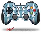 Winter Trees Blue - Decal Style Skin fits Logitech F310 Gamepad Controller (CONTROLLER SOLD SEPARATELY)