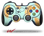 Oranges Blue - Decal Style Skin compatible with Logitech F310 Gamepad Controller (CONTROLLER SOLD SEPARATELY)