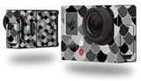 Scales Black - Decal Style Skin fits GoPro Hero 3+ Camera (GOPRO NOT INCLUDED)