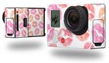 Pink Orange Lips - Decal Style Skin fits GoPro Hero 3+ Camera (GOPRO NOT INCLUDED)
