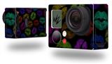 Rainbow Lips Black - Decal Style Skin fits GoPro Hero 3+ Camera (GOPRO NOT INCLUDED)