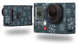Winter Snow Dark Blue - Decal Style Skin fits GoPro Hero 3+ Camera (GOPRO NOT INCLUDED)