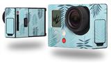 Palms 01 Blue On Blue - Decal Style Skin fits GoPro Hero 3+ Camera (GOPRO NOT INCLUDED)