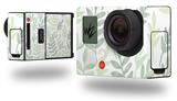 Watercolor Leaves White - Decal Style Skin fits GoPro Hero 3+ Camera (GOPRO NOT INCLUDED)