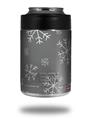 Skin Decal Wrap for Yeti Colster, Ozark Trail and RTIC Can Coolers - Winter Snow Gray (COOLER NOT INCLUDED)