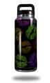 WraptorSkinz Skin Decal Wrap for Yeti Rambler Bottle 36oz Rainbow Lips Black  (YETI NOT INCLUDED)