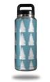 WraptorSkinz Skin Decal Wrap for Yeti Rambler Bottle 36oz Winter Trees Blue (YETI NOT INCLUDED)