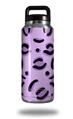 Skin Decal Wrap compatible with Yeti Rambler Bottle 36oz Purple Cheetah (YETI NOT INCLUDED)