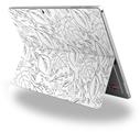 Fall Black On White - Decal Style Vinyl Skin fits Microsoft Surface Pro 4 (SURFACE NOT INCLUDED)