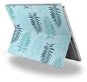 Palms 01 Blue On Blue - Decal Style Vinyl Skin fits Microsoft Surface Pro 4 (SURFACE NOT INCLUDED)