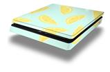 Vinyl Decal Skin Wrap compatible with Sony PlayStation 4 Slim Console Lemons Blue (PS4 NOT INCLUDED)