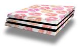 Vinyl Decal Skin Wrap compatible with Sony PlayStation 4 Pro Console Pink Orange Lips (PS4 NOT INCLUDED)