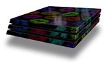 Vinyl Decal Skin Wrap compatible with Sony PlayStation 4 Pro Console Rainbow Lips Black (PS4 NOT INCLUDED)