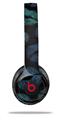 WraptorSkinz Skin Decal Wrap compatible with Beats Solo 2 and Solo 3 Wireless Headphones Blue Green And Black Lips (HEADPHONES NOT INCLUDED)