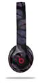 WraptorSkinz Skin Decal Wrap compatible with Beats Solo 2 and Solo 3 Wireless Headphones Purple And Black Lips (HEADPHONES NOT INCLUDED)