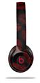 WraptorSkinz Skin Decal Wrap compatible with Beats Solo 2 and Solo 3 Wireless Headphones Red And Black Lips (HEADPHONES NOT INCLUDED)