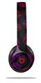 WraptorSkinz Skin Decal Wrap compatible with Beats Solo 2 and Solo 3 Wireless Headphones Red Pink And Black Lips (HEADPHONES NOT INCLUDED)