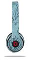 WraptorSkinz Skin Decal Wrap compatible with Beats Solo 2 and Solo 3 Wireless Headphones Sea Blue (HEADPHONES NOT INCLUDED)