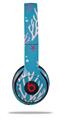 WraptorSkinz Skin Decal Wrap compatible with Beats Solo 2 and Solo 3 Wireless Headphones Sea Pink (HEADPHONES NOT INCLUDED)