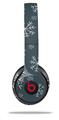 WraptorSkinz Skin Decal Wrap compatible with Beats Solo 2 and Solo 3 Wireless Headphones Winter Snow Dark Blue (HEADPHONES NOT INCLUDED)