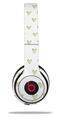 WraptorSkinz Skin Decal Wrap compatible with Beats Solo 2 and Solo 3 Wireless Headphones Hearts Green (HEADPHONES NOT INCLUDED)