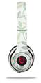 WraptorSkinz Skin Decal Wrap compatible with Beats Solo 2 and Solo 3 Wireless Headphones Watercolor Leaves White (HEADPHONES NOT INCLUDED)