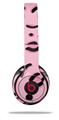 WraptorSkinz Skin Decal Wrap compatible with Beats Solo 2 and Solo 3 Wireless Headphones Pink Cheetah (HEADPHONES NOT INCLUDED)