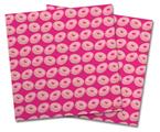 WraptorSkinz Vinyl Craft Cutter Designer 12x12 Sheets Donuts Hot Pink Fuchsia - 2 Pack