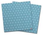 WraptorSkinz Vinyl Craft Cutter Designer 12x12 Sheets Hearts Blue On White - 2 Pack