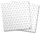 WraptorSkinz Vinyl Craft Cutter Designer 12x12 Sheets Hearts Gray - 2 Pack