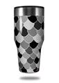 Skin Decal Wrap for Walmart Ozark Trail Tumblers 40oz Scales Black (TUMBLER NOT INCLUDED) by WraptorSkinz