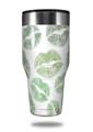 Skin Decal Wrap for Walmart Ozark Trail Tumblers 40oz Green Lips (TUMBLER NOT INCLUDED) by WraptorSkinz