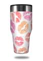 Skin Decal Wrap for Walmart Ozark Trail Tumblers 40oz Pink Orange Lips (TUMBLER NOT INCLUDED) by WraptorSkinz