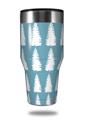 Skin Decal Wrap for Walmart Ozark Trail Tumblers 40oz Winter Trees Blue (TUMBLER NOT INCLUDED) by WraptorSkinz