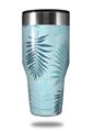 Skin Decal Wrap for Walmart Ozark Trail Tumblers 40oz Palms 01 Blue On Blue (TUMBLER NOT INCLUDED) by WraptorSkinz