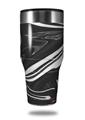 Skin Decal Wrap for Walmart Ozark Trail Tumblers 40oz - Black Marble (TUMBLER NOT INCLUDED)