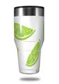 Skin Decal Wrap for Walmart Ozark Trail Tumblers 40oz - Limes (TUMBLER NOT INCLUDED)