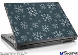 Laptop Skin (Large) - Winter Snow Dark Blue
