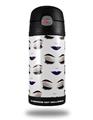 Skin Decal Wrap for Thermos Funtainer 12oz Bottle Face Dark Purple (BOTTLE NOT INCLUDED) by WraptorSkinz