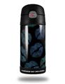 Skin Decal Wrap for Thermos Funtainer 12oz Bottle Blue Green And Black Lips (BOTTLE NOT INCLUDED) by WraptorSkinz